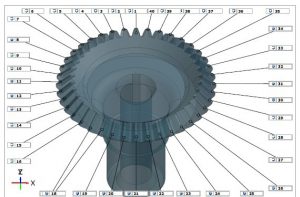 Проведение контрольных измерений детали